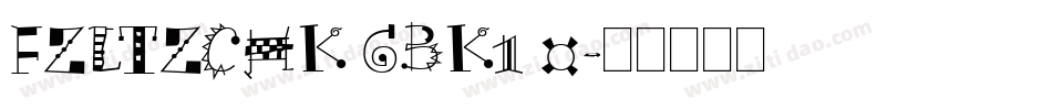 FZLTZCHK GBK1 0字体转换